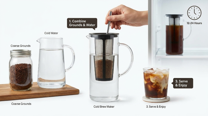 Cold Brew Coffee Explained How It Is Made, Benefits, and Why It Is Popular